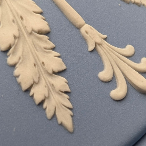 英國復古韋奇伍德茶壺 Jasperware 淡藍色